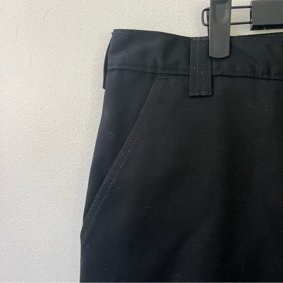 Carhartt Black Blended Twill Flate Front Work Pants Men's Size 36 x 32 - Picture 7 of 7